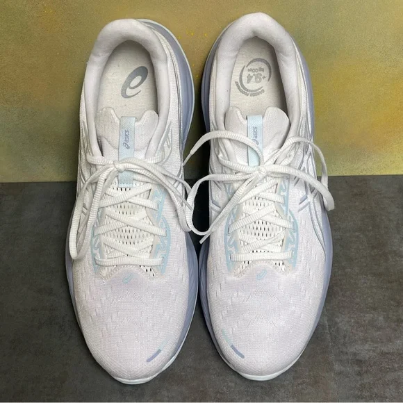 Asics Gel Cumulus 26 Men's Wide Running Shoes White/Cool Grey Size 13 EE - Picture 11 of 16